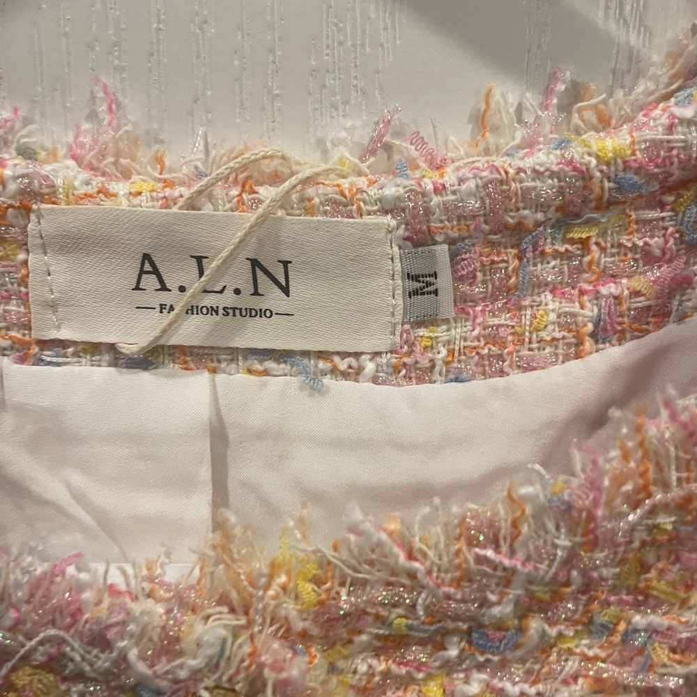 A.L.N Multicolor Tweed Dress - Picture 2 of 8